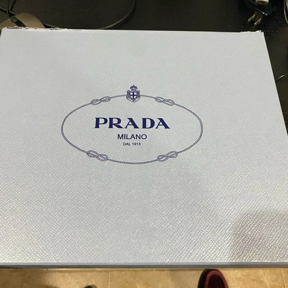 NWT Prada denim blue, size 38